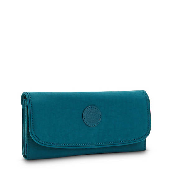Portefeuilles Kipling Money Land Snap Wallet Turquoise | FR 1021JP